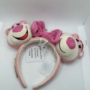 LOTSO -Pink Bear Headband with Bow